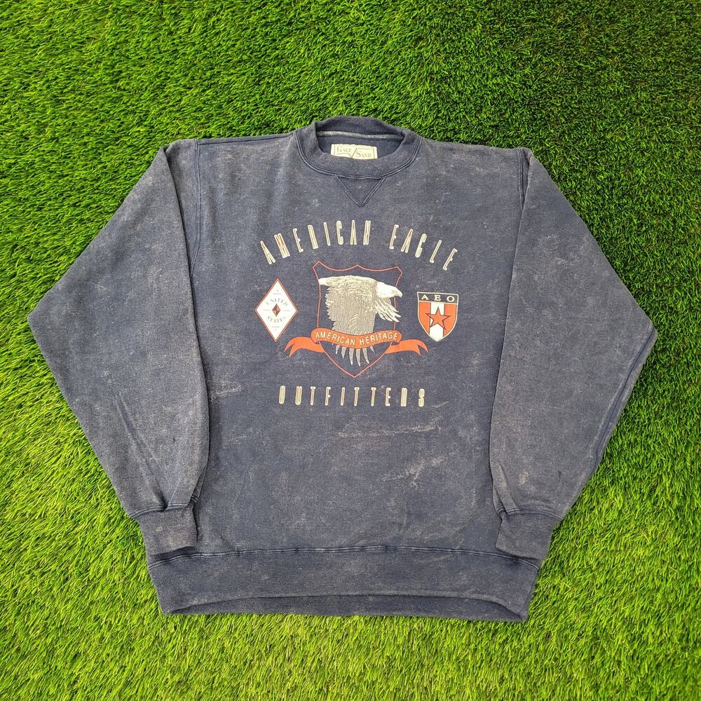 American-Eagle Outfitters Sweatshirt Medium 22x27 Baggy Marbled